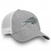Men's Buffalo Bills NFL Pro Line by Fanatics Branded Heathered Gray/White Lux Slate Trucker Adjustable Hat 2998589